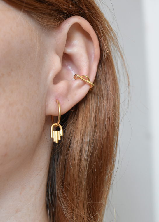 Star Of David 14k Gold Cuff