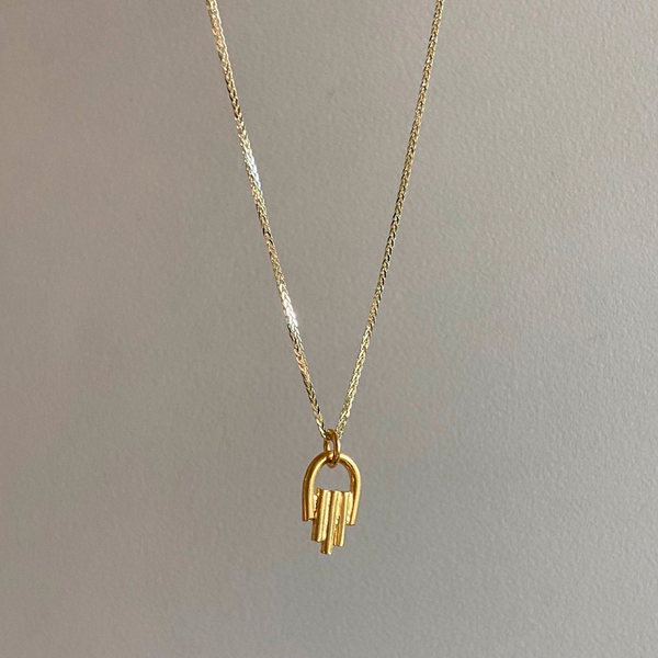 Hamsa 14k Gold Necklace