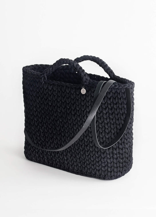 Black Basket Bag