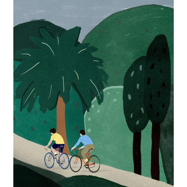 Foggy Ridethrough Print