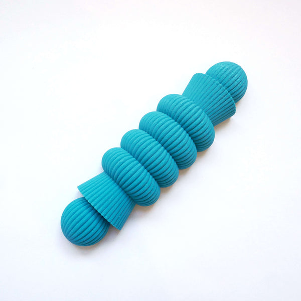 Rounded Turquoise Mezuzah