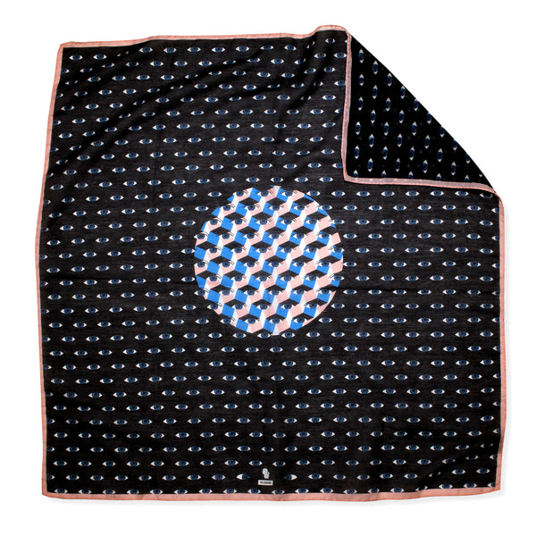 Blue Eyes Voile Bandana