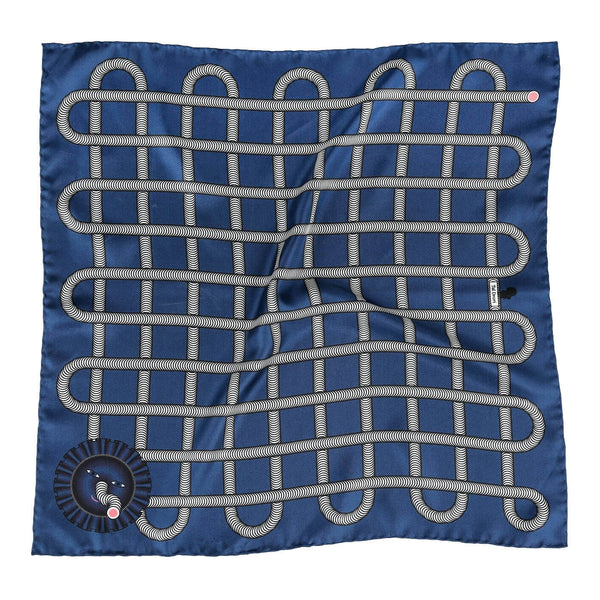 Blue Grid Pocket